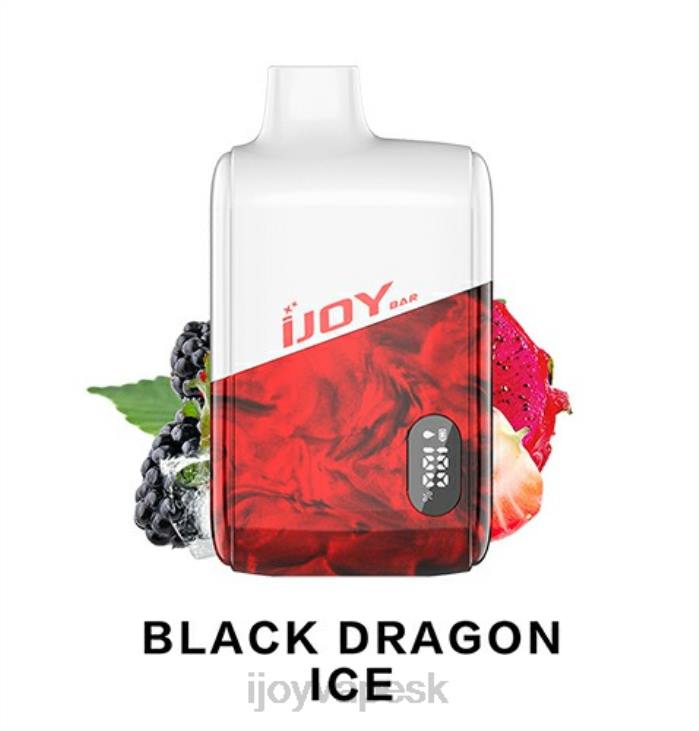 iJOY Bar Flavors | iJOY Bar IC8000 jednorazové 8X02177 čierny drak ľad