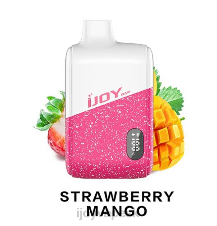 iJOY Vape Flavors | iJOY Bar IC8000 jednorazové 8X02194 jahodové mango