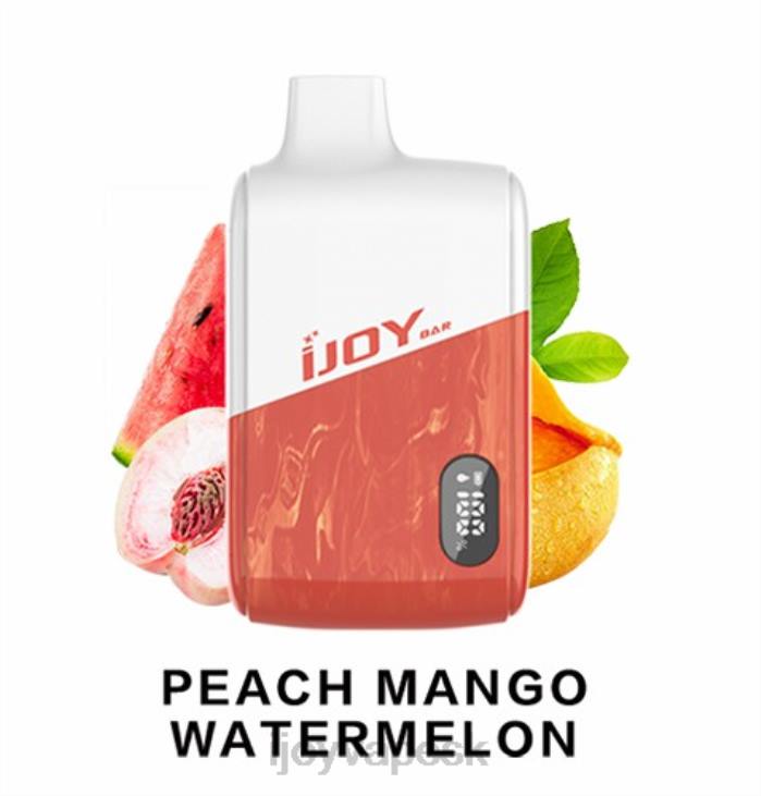 iJOY Vape SK | iJOY Bar IC8000 jednorazové 8X02191 broskyňa mango vodný melón