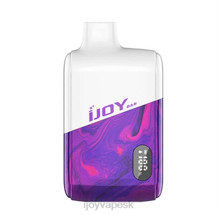 iJOY Bar Flavors | iJOY Bar Smart Vape 8000 ťahov 8X0227 biele gumové