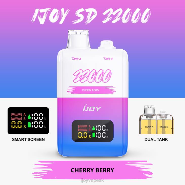 Order iJOY Vape | iJOY SD 22000 jednorazové 8X02150 cherry bobule