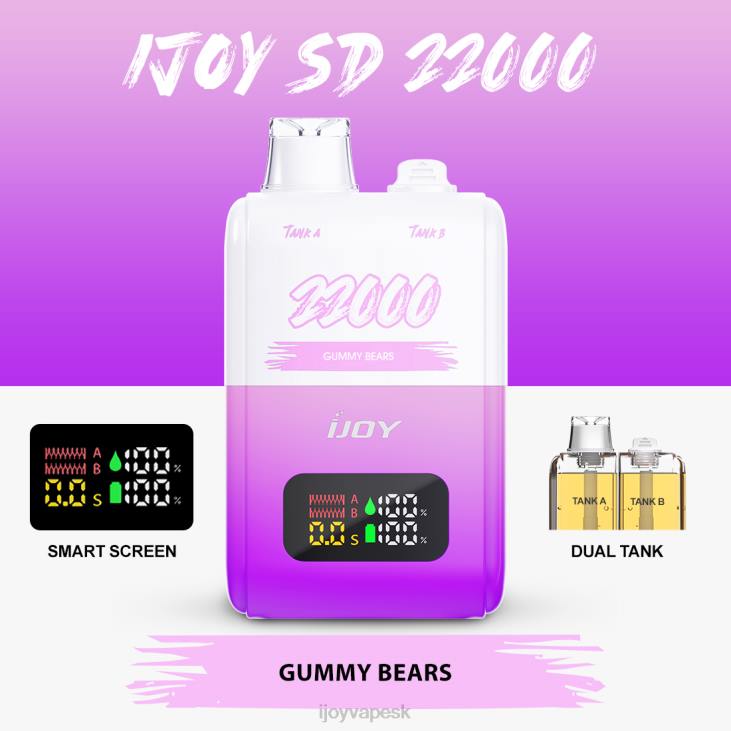 iJOY Vape Flavors | iJOY SD 22000 jednorazové 8X02154 gumený medvedíci