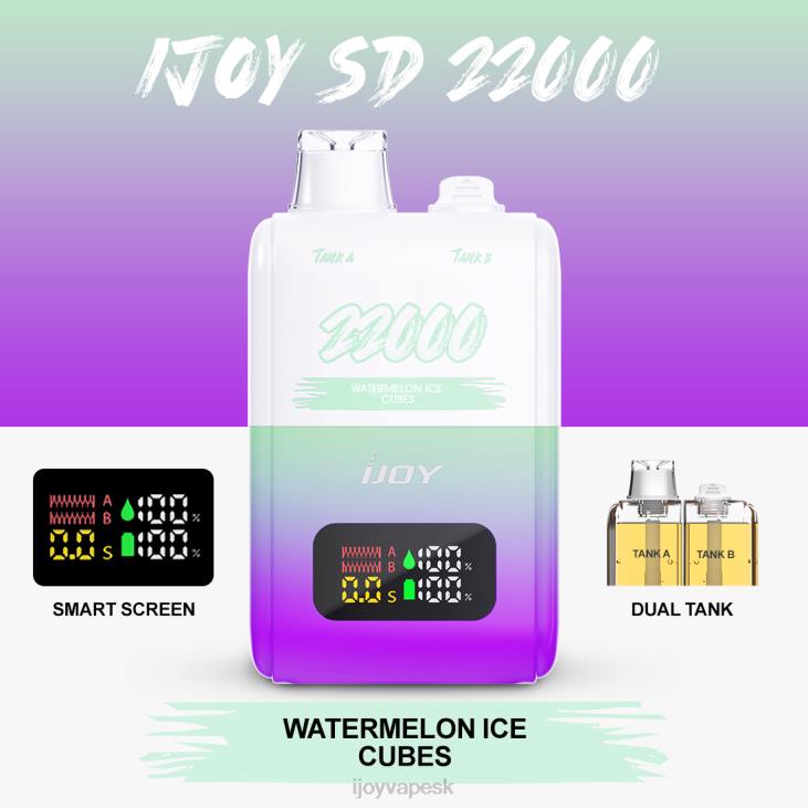 iJOY Vape Order Online | iJOY SD 22000 jednorazové 8X02159 kocky ľadu vodného melónu